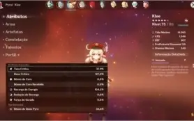 Genshin Impact AR44+ GANYU, KLEE, ALBEDO, DILUC, KEQING