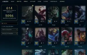 Platina 3 com TODOS os champs e 308 Skins + UrfWick