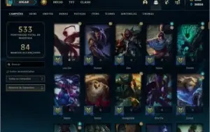 🔥 CONTA LOL – 314 SKINS, NÍVEL 292, TODOS OS CAMPEÕES 🔥