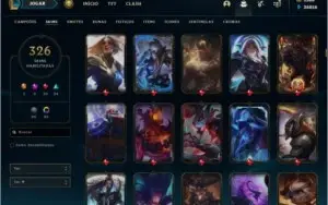 🔥 CONTA LOL – 314 SKINS, NÍVEL 292, TODOS OS CAMPEÕES 🔥