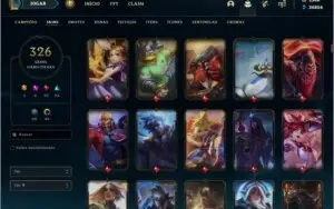 🔥 CONTA LOL – 314 SKINS, NÍVEL 292, TODOS OS CAMPEÕES 🔥