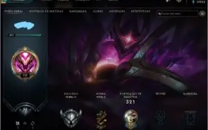 Conta Prata 3 - 75 Champs - 23 Skins - 70 ìcones e 14 Senti.