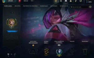 Conta sem elo lol upada a mão