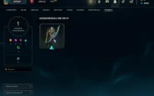 Conta sem elo lol upada a mão