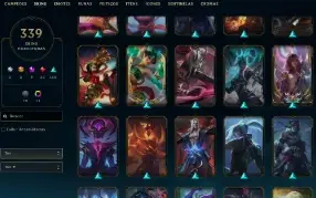Conta LoL 339 Skins + Valorant