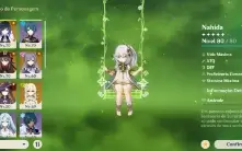 Genshin Impact - Nahida Hutao Yelan - 5 personagens T5