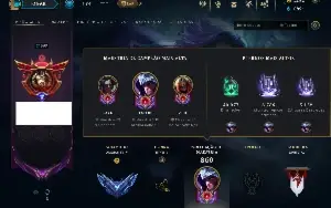 Conta De Lol / Várias Skins Prestígio + Elo Alto