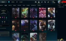 Conta de lol MESTRE 155 skins + Ryze triunfante