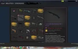 conta steam com c.g go dying light e facas e skin