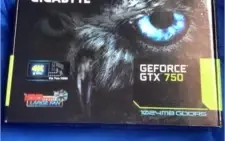 Placa de vídeo gigabyte geforce gtx 750 1gb GDDR5