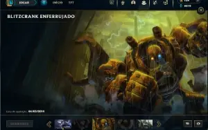 Bronze 3 com 120 Champs e 97 Skins + Blitz Enferrujado