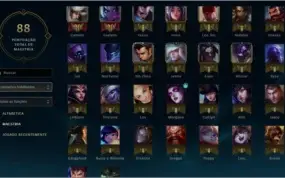 Conta diamante 4 League of legends