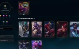 Conta diamante 4 League of legends
