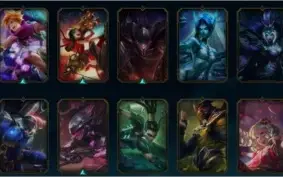 CONTA LOL OURO V (SOLOQ) COM SKINS