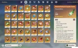 Zhong, Yoimiya, Klee, Qiqi C2, Keqing C1, Diluc, Kokomi+Aloy