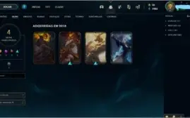 conta lol lvl 45