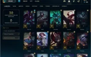 Conta DIAMANTE 4 BARATA com 24 champs e 2 skins