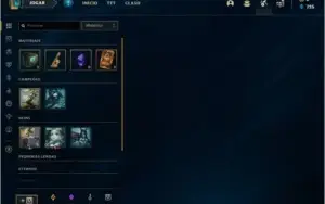 Conta DIAMANTE 4 BARATA com 24 champs e 2 skins