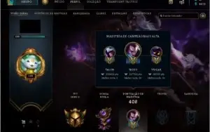 Conta Ouro 3 Solo/Duo e Ouro 2 TFT com várias SKINS