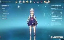 Ayaka+Cortadora da Neblina+itto+xiao e Diluc