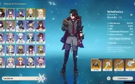GENSHIN IMPACT - AR49, 9T5⭐Wriothesley C1 + Bis, Shogun...
