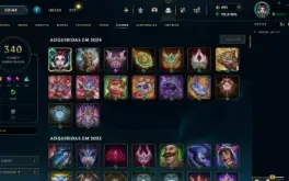 Conta LoL Full Acesso com 128 skins + 1 ultimate