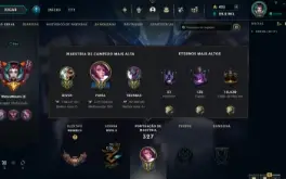 Conta LoL Full Acesso com 128 skins + 1 ultimate