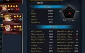 Conta Naruto Online 120k De Fc