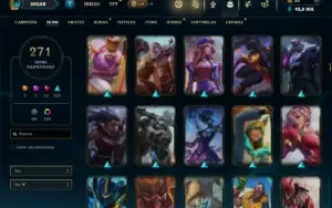 Unranked com TODOS os champs e 271 Skins + URF WICK