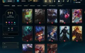 Unranked com TODOS os champs e 271 Skins + URF WICK
