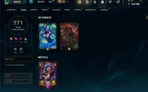 Unranked com TODOS os champs e 271 Skins + URF WICK