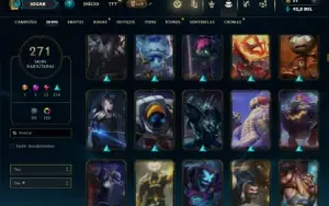 Unranked com TODOS os champs e 271 Skins + URF WICK