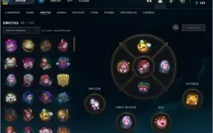 CONTA LOL 426 SKINS - RARIDADE