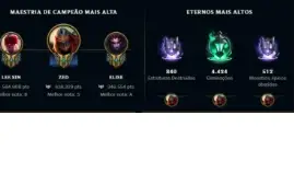 CONTA DE LEAGUE OF LEGENDS COM 426 SKINS