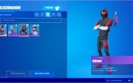 Conta fortnite com 212 skins