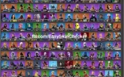 Conta fortnite com 212 skins