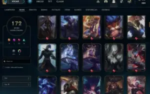Conta de Lol (brinde conta valorant com skins)