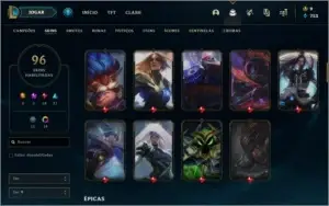 Conta league of legends