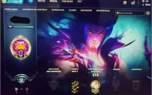 Conta lol borda platina unranked