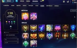 Conta lol borda platina unranked