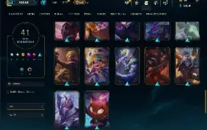Unranked com 60 Champs e 41 Skins