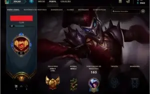 Conta gold V league of legends
