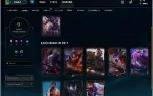 Conta gold V league of legends