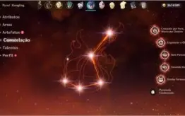 Conta Genshin Impact Venti, Qiqi e Harpa celestial - AR32