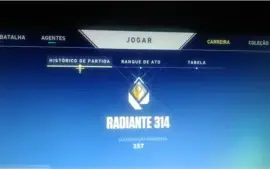 Conta valorant RADIANTE,muitas skins!