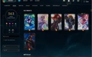 CONTA TOP LEAGUE OF LEGENDS