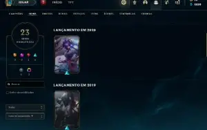 Conta de League Of Legends Rara (Kayle Juíza, Corki OVNI)