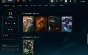 Conta de League Of Legends Rara (Kayle Juíza, Corki OVNI)