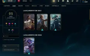 Conta de League Of Legends Rara (Kayle Juíza, Corki OVNI)