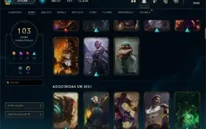 vendo conta lol